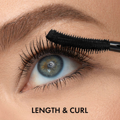 Huda Beauty Mini LEGIT LASHES Double-Ended Volumizing and Lengthening Mascara